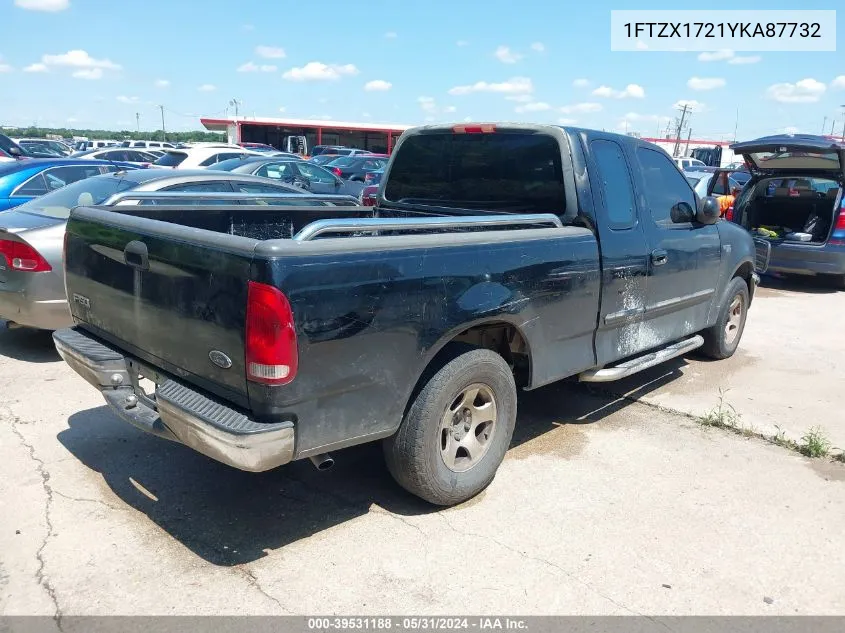 1FTZX1721YKA87732 2000 Ford F-150 Work Series/Xl/Xlt