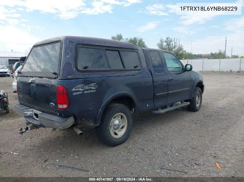 2000 Ford F-150 Lariat/Work Series/Xl/Xlt VIN: 1FTRX18L6YNB68229 Lot: 40141907