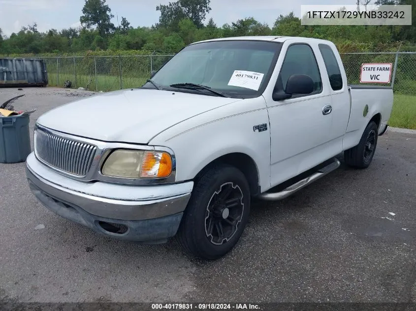 2000 Ford F-150 Work Series/Xl/Xlt VIN: 1FTZX1729YNB33242 Lot: 40179831