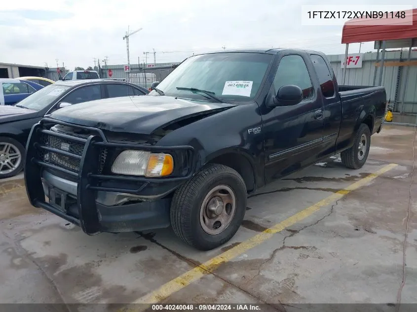 2000 Ford F150 VIN: 1FTZX172XYNB91148 Lot: 40240048