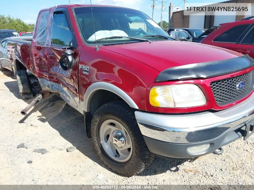 2000 Ford F-150 Lariat/Work Series/Xl/Xlt VIN: 1FTRX18W4YNB25695 Lot: 40255772