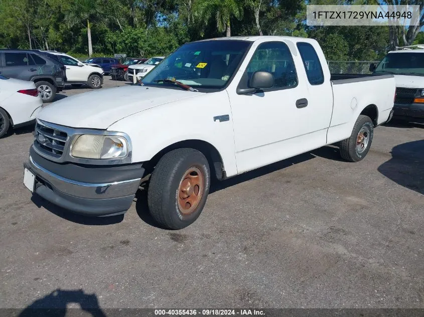 2000 Ford F150 VIN: 1FTZX1729YNA44948 Lot: 40355436