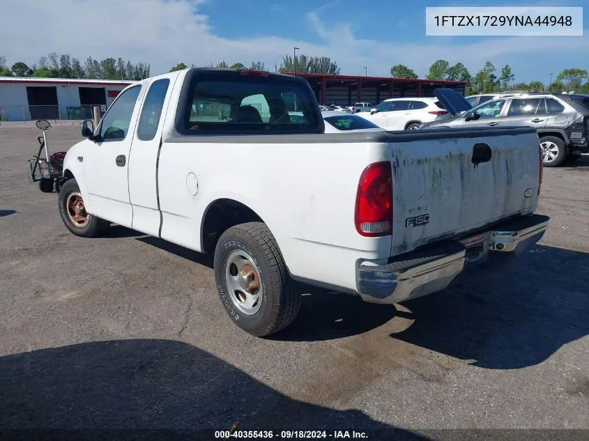 2000 Ford F150 VIN: 1FTZX1729YNA44948 Lot: 40355436