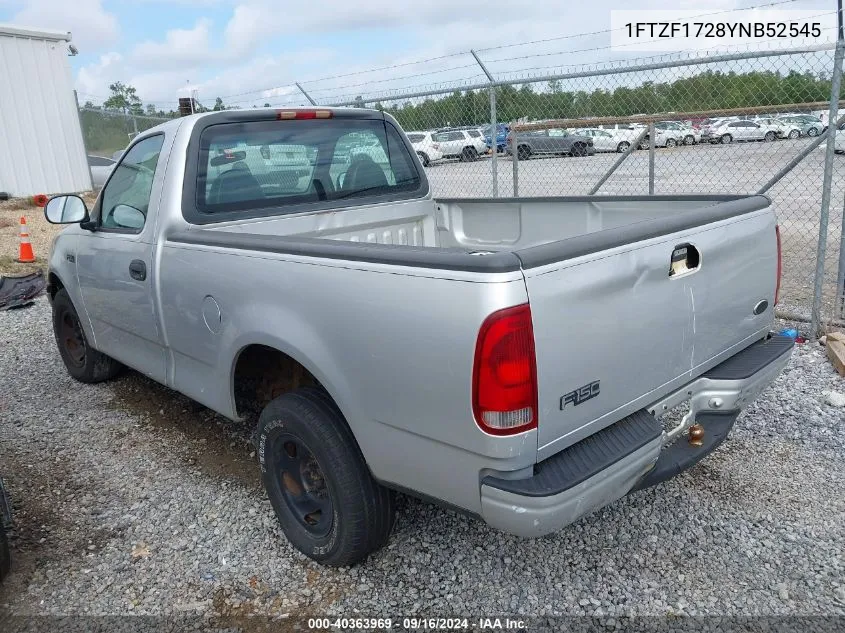 2000 Ford F-150 Work Series/Xl/Xlt VIN: 1FTZF1728YNB52545 Lot: 40363969