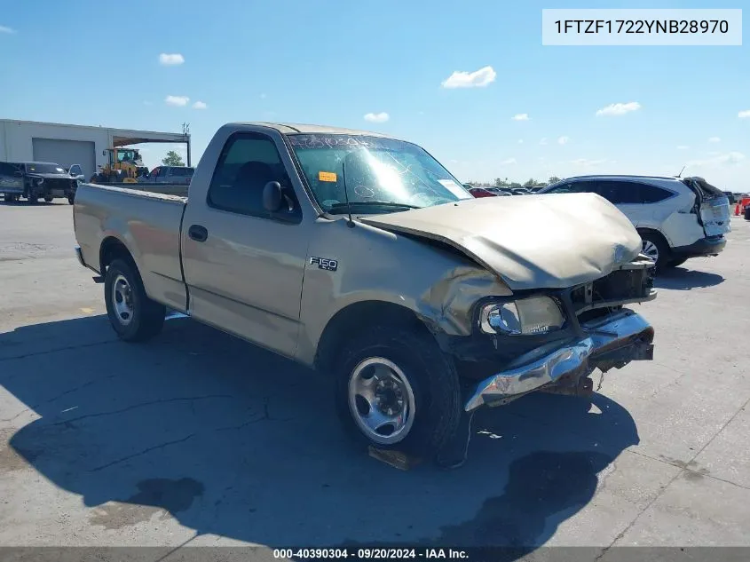 2000 Ford F-150 Work Series/Xl/Xlt VIN: 1FTZF1722YNB28970 Lot: 40390304