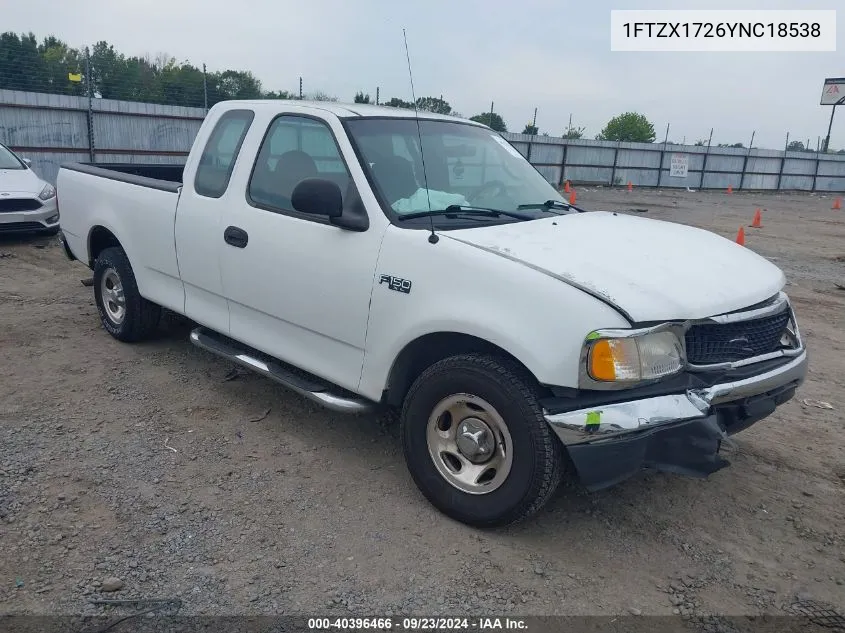 2000 Ford F-150 Work Series/Xl/Xlt VIN: 1FTZX1726YNC18538 Lot: 40396466