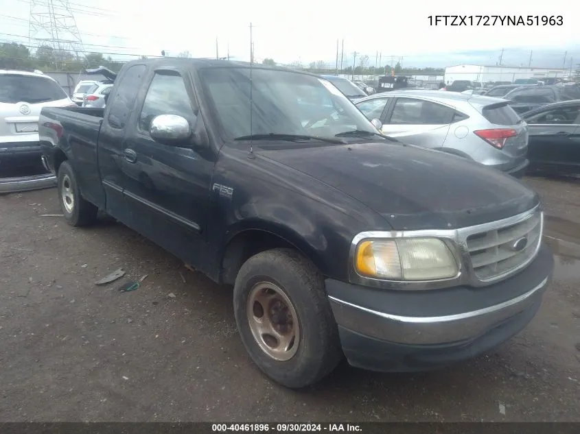 2000 Ford F-150 Work Series/Xl/Xlt VIN: 1FTZX1727YNA51963 Lot: 40461896