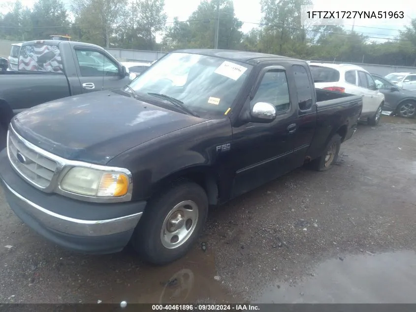 2000 Ford F-150 Work Series/Xl/Xlt VIN: 1FTZX1727YNA51963 Lot: 40461896