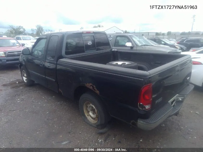 2000 Ford F-150 Work Series/Xl/Xlt VIN: 1FTZX1727YNA51963 Lot: 40461896