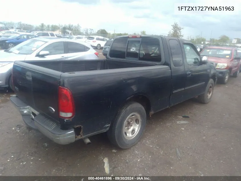 2000 Ford F-150 Work Series/Xl/Xlt VIN: 1FTZX1727YNA51963 Lot: 40461896