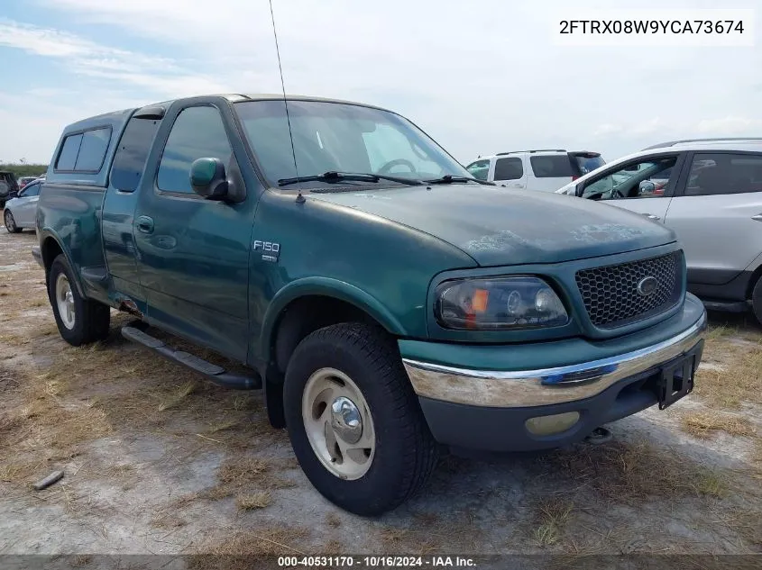 2000 Ford F-150 Lariat/Xl/Xlt VIN: 2FTRX08W9YCA73674 Lot: 40531170