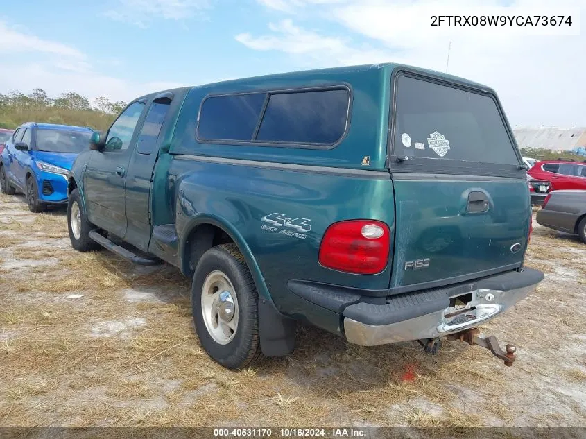 2000 Ford F-150 Lariat/Xl/Xlt VIN: 2FTRX08W9YCA73674 Lot: 40531170