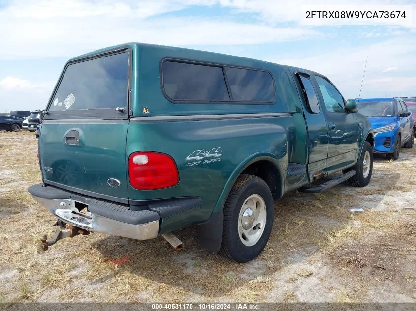 2000 Ford F-150 Lariat/Xl/Xlt VIN: 2FTRX08W9YCA73674 Lot: 40531170