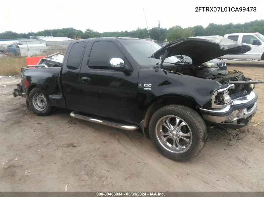 2FTRX07L01CA99478 2001 Ford F-150 Lariat/Xl/Xlt