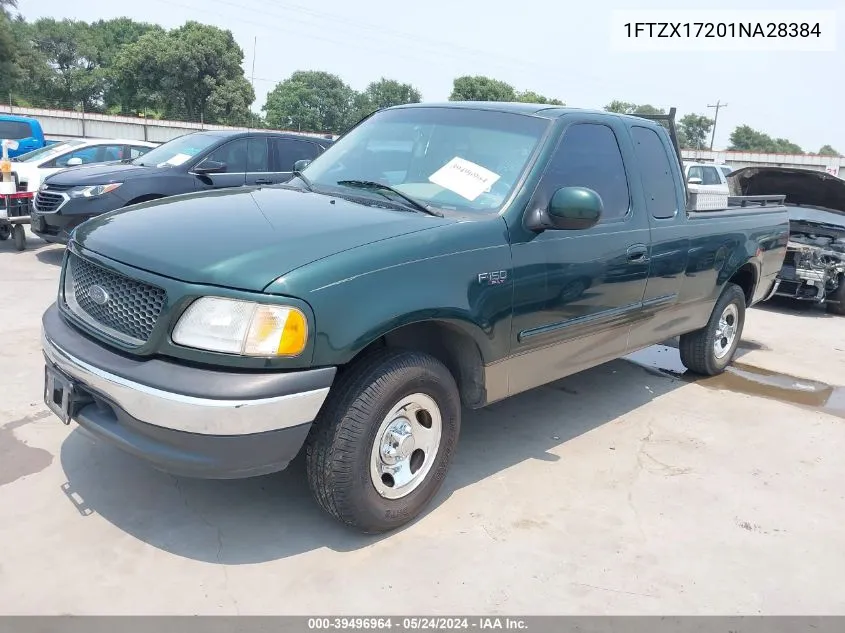 2001 Ford F-150 Xl/Xlt VIN: 1FTZX17201NA28384 Lot: 39496964