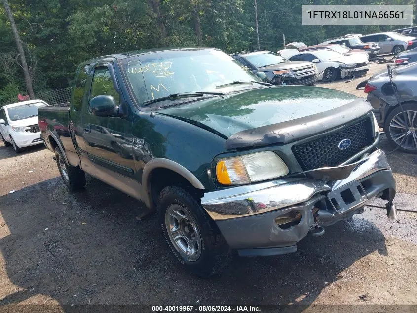 2001 Ford F-150 Lariat/Xl/Xlt VIN: 1FTRX18L01NA66561 Lot: 40019967