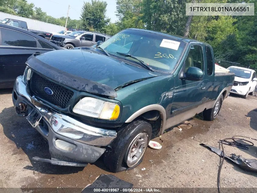 2001 Ford F-150 Lariat/Xl/Xlt VIN: 1FTRX18L01NA66561 Lot: 40019967