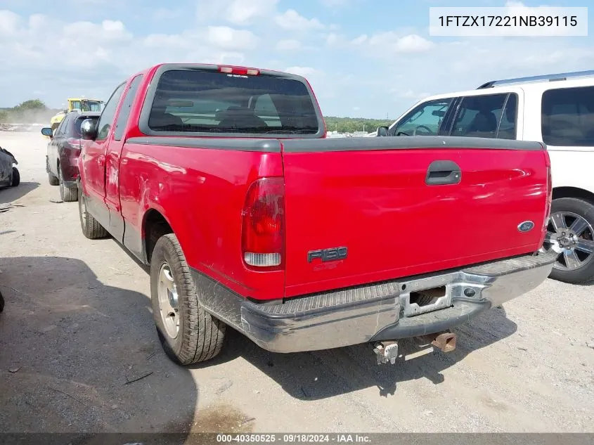 1FTZX17221NB39115 2001 Ford F-150