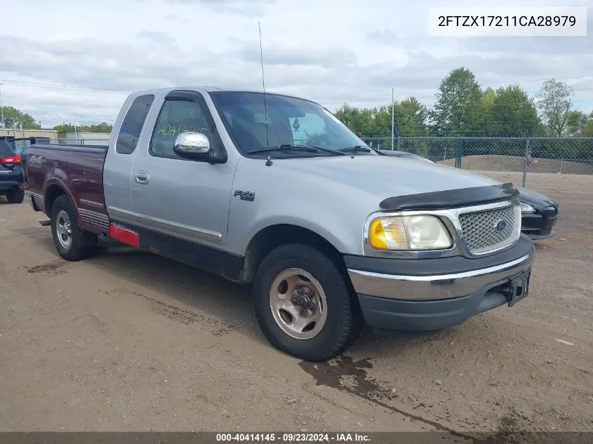 2001 Ford F-150 Xl/Xlt VIN: 2FTZX17211CA28979 Lot: 40414145