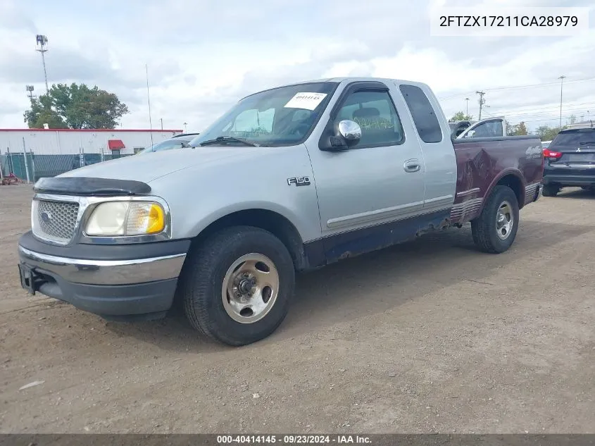 2001 Ford F-150 Xl/Xlt VIN: 2FTZX17211CA28979 Lot: 40414145