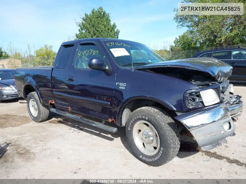 2001 Ford F-150 Lariat/Xl/Xlt VIN: 2FTRX18W21CA45825 Lot: 40456730