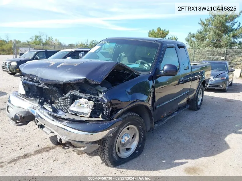 2001 Ford F-150 Lariat/Xl/Xlt VIN: 2FTRX18W21CA45825 Lot: 40456730