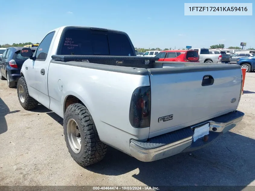 2001 Ford F-150 Xl/Xlt VIN: 1FTZF17241KA59416 Lot: 40464474