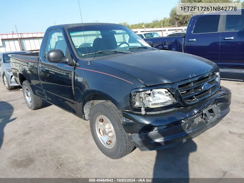 2001 Ford F-150 Xl/Xlt VIN: 1FTZF17261NB42778 Lot: 40464942