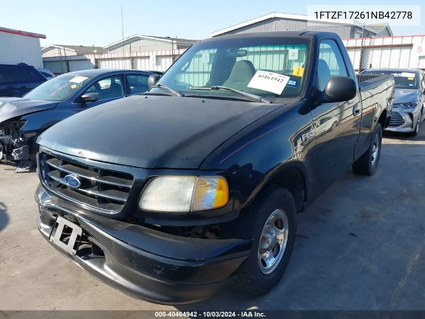 2001 Ford F-150 Xl/Xlt VIN: 1FTZF17261NB42778 Lot: 40464942