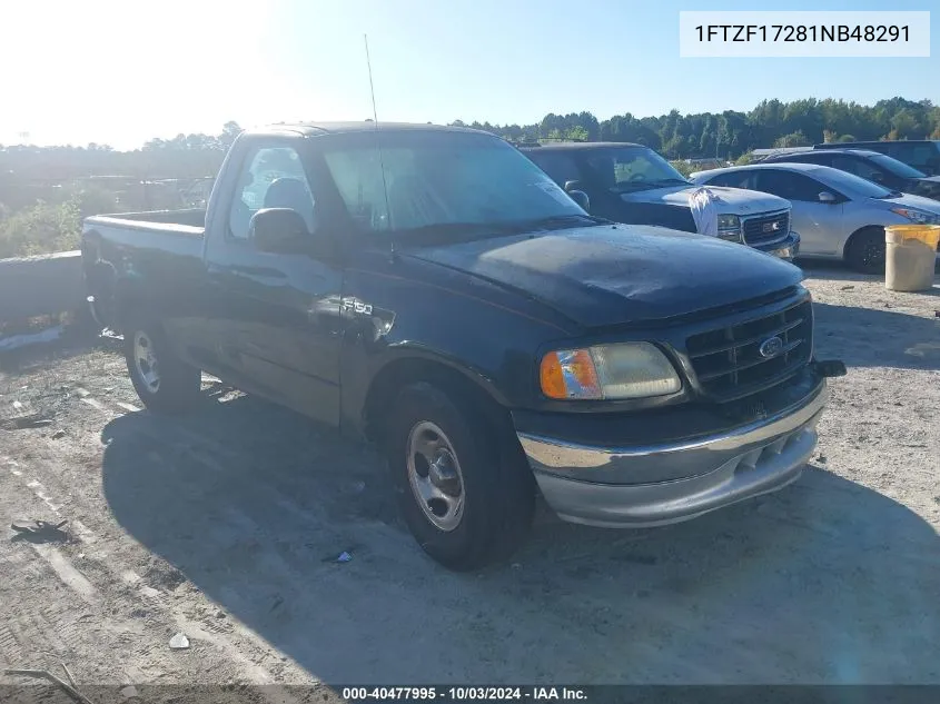 2001 Ford F-150 Xl/Xlt VIN: 1FTZF17281NB48291 Lot: 40477995