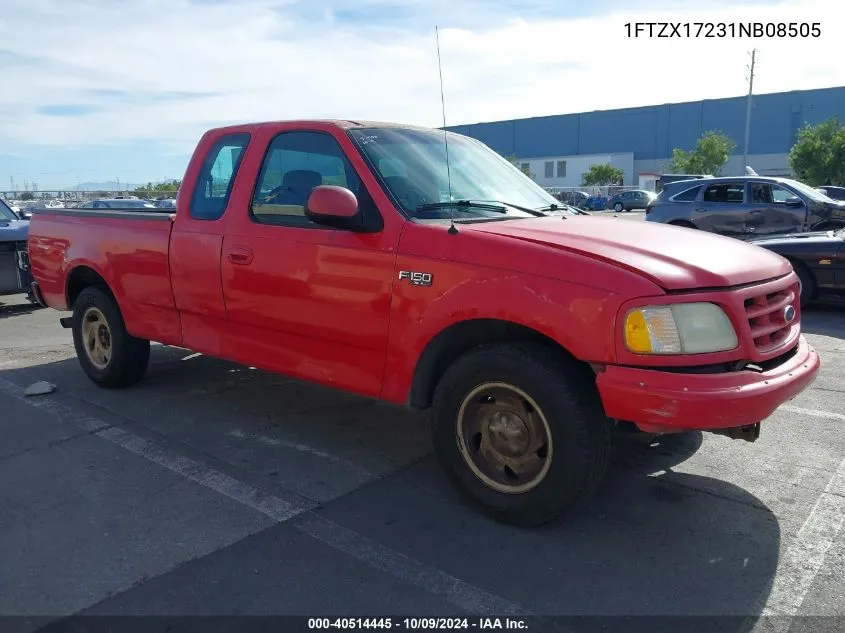 2001 Ford F-150 Xl/Xlt VIN: 1FTZX17231NB08505 Lot: 40514445