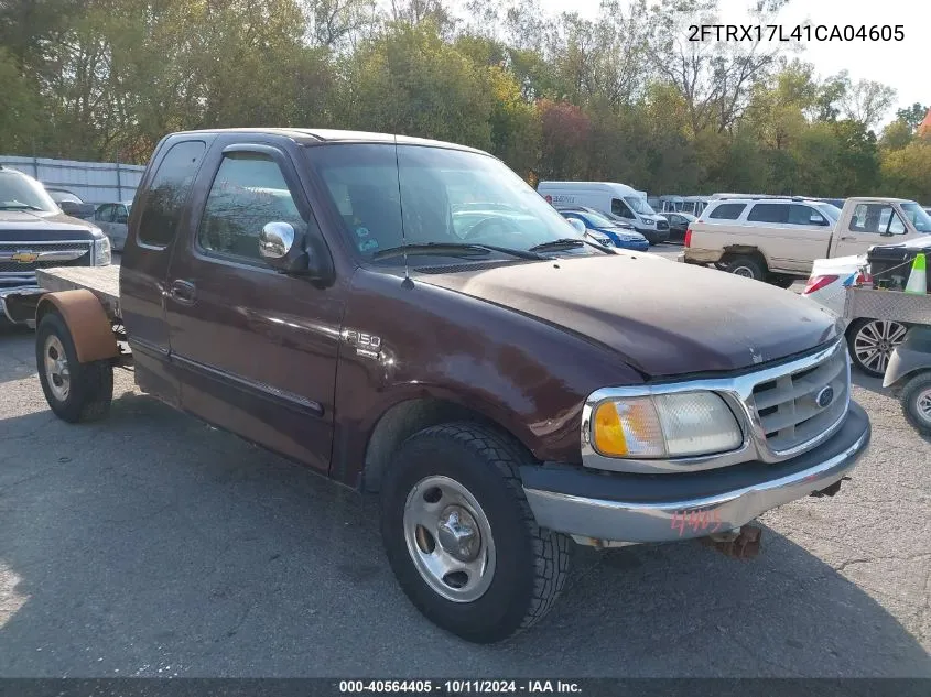 2001 Ford F-150 Lariat/Xl/Xlt VIN: 2FTRX17L41CA04605 Lot: 40564405