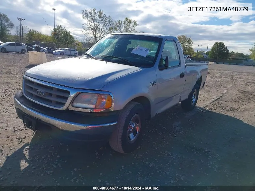 2001 Ford F150 VIN: 3FTZF17261MA48779 Lot: 40584677