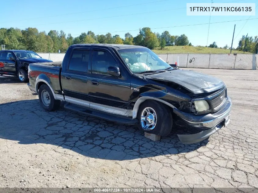 2001 Ford F-150 Harley-Davidson Edition/King Ranch Edition/Lariat/Xlt VIN: 1FTRX17W11KC66135 Lot: 40617224