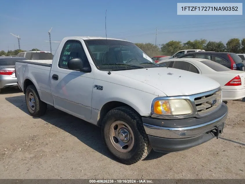 2001 Ford F-150 Xl/Xlt VIN: 1FTZF17271NA90352 Lot: 40626238