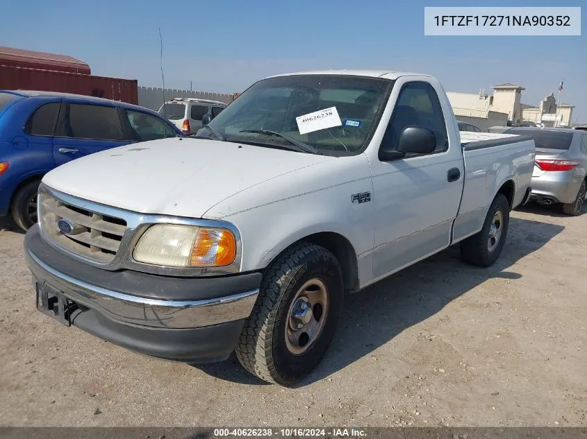 2001 Ford F-150 Xl/Xlt VIN: 1FTZF17271NA90352 Lot: 40626238