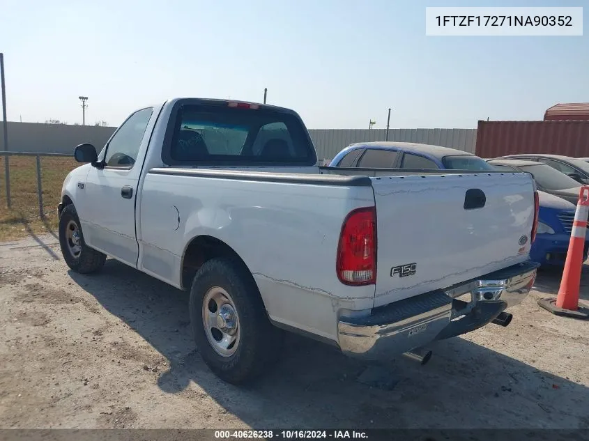 2001 Ford F-150 Xl/Xlt VIN: 1FTZF17271NA90352 Lot: 40626238