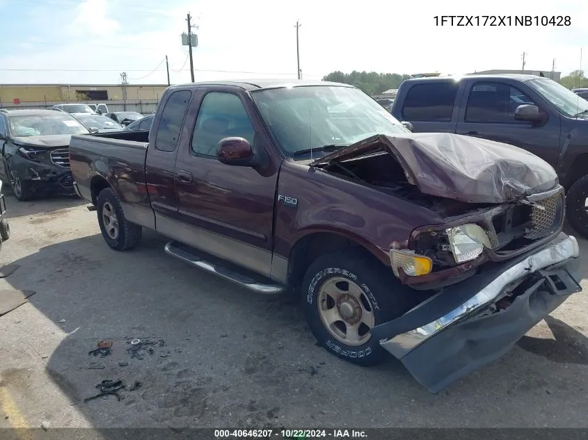 2001 Ford F-150 Xl/Xlt VIN: 1FTZX172X1NB10428 Lot: 40646207