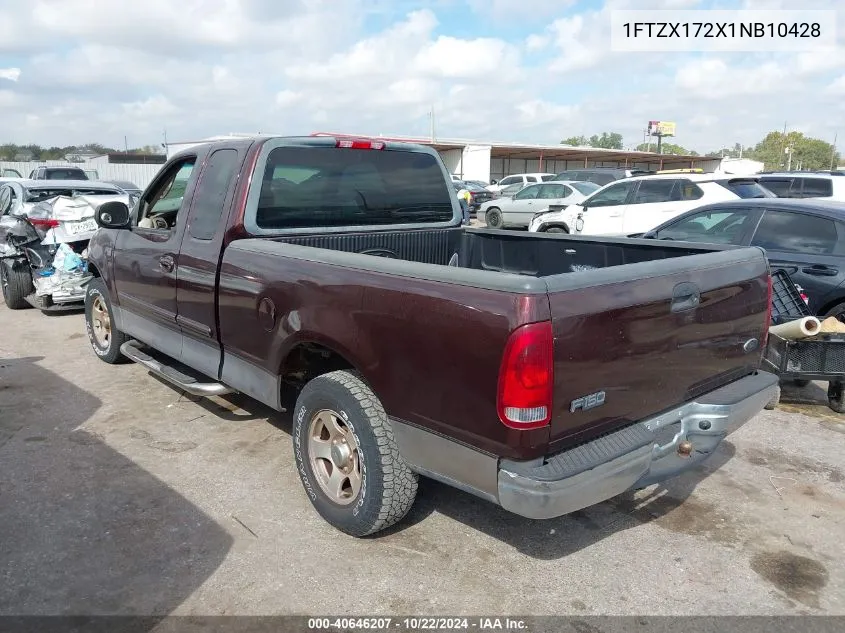 2001 Ford F-150 Xl/Xlt VIN: 1FTZX172X1NB10428 Lot: 40646207