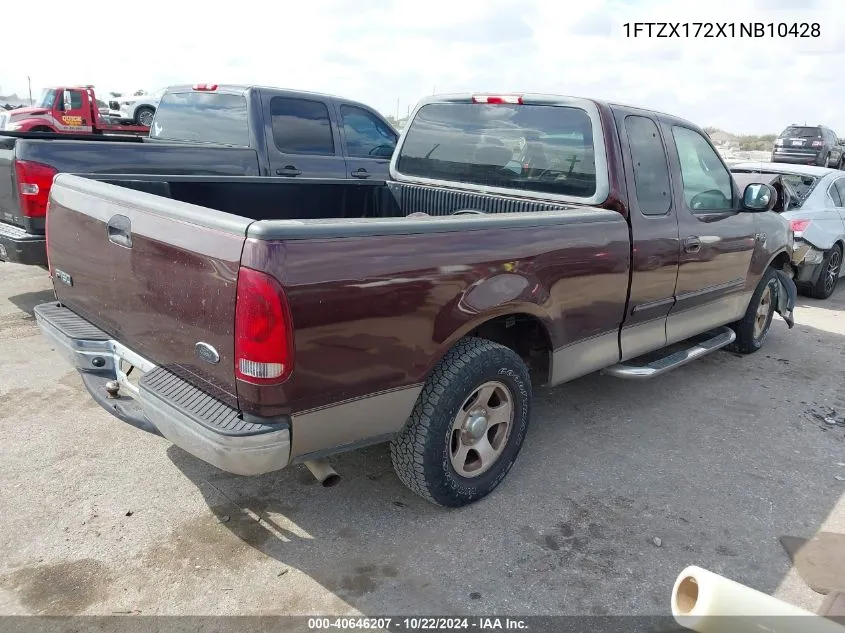 2001 Ford F-150 Xl/Xlt VIN: 1FTZX172X1NB10428 Lot: 40646207