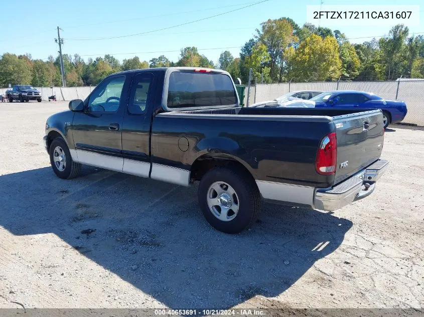 2001 Ford F-150 Xl/Xlt VIN: 2FTZX17211CA31607 Lot: 40653691