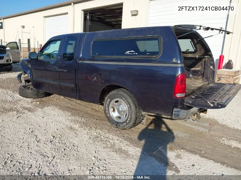 2001 Ford F-150 Xl/Xlt VIN: 2FTZX17241CB04470 Lot: 40710366