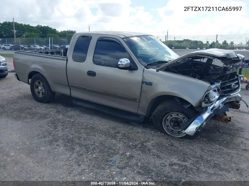 2001 Ford F-150 Xl/Xlt VIN: 2FTZX17211CA65997 Lot: 40773059