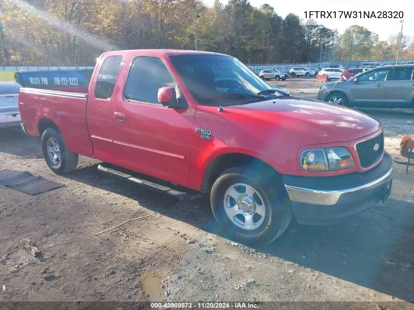 2001 Ford F-150 Lariat/Xl/Xlt VIN: 1FTRX17W31NA28320 Lot: 40909873