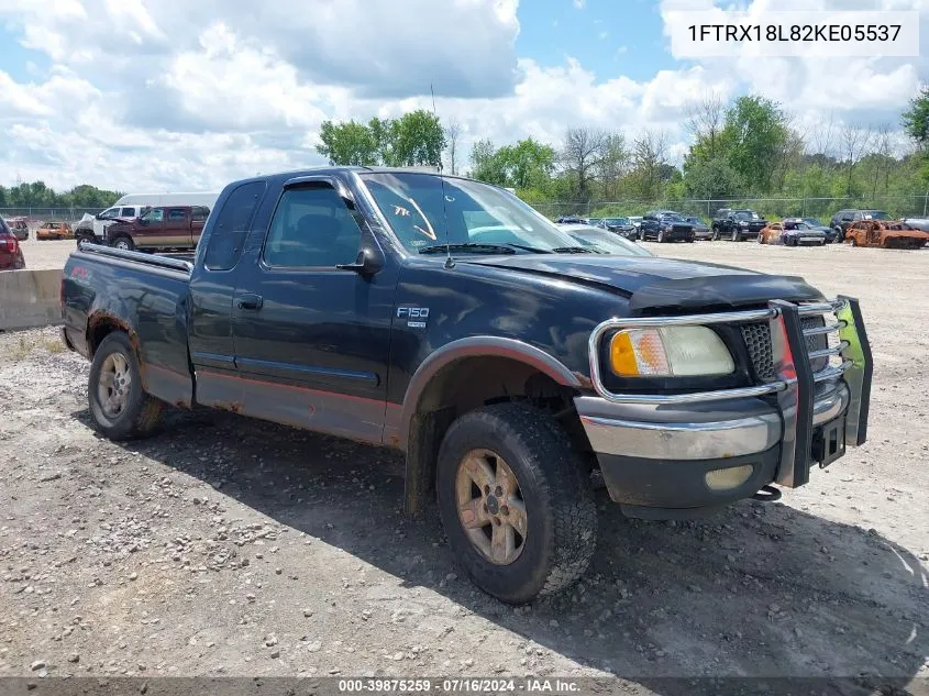 2002 Ford F-150 Lariat/Xl/Xlt VIN: 1FTRX18L82KE05537 Lot: 39875259