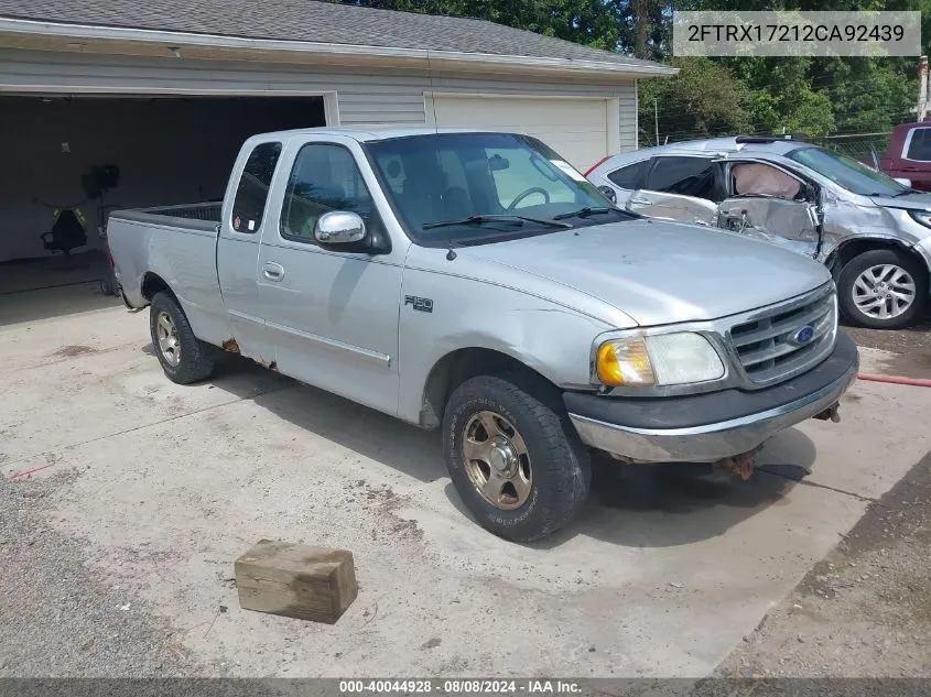 2002 Ford F-150 Xl/Xlt VIN: 2FTRX17212CA92439 Lot: 40044928