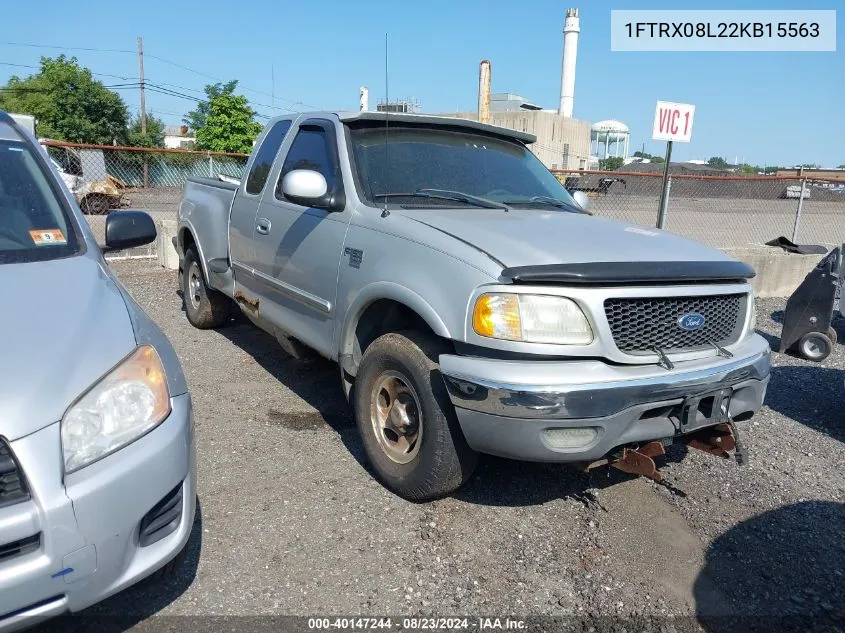 2002 Ford F-150 Lariat/Xl/Xlt VIN: 1FTRX08L22KB15563 Lot: 40147244