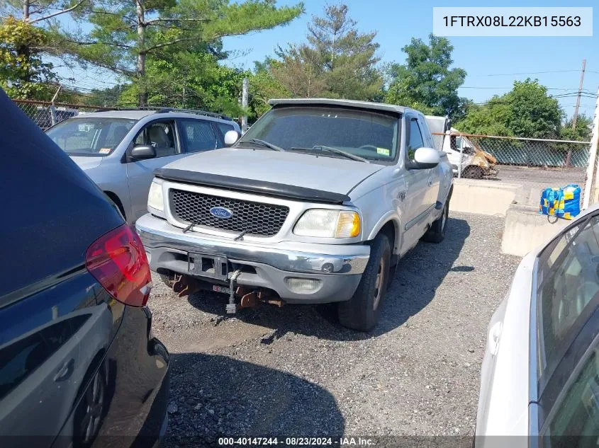 2002 Ford F-150 Lariat/Xl/Xlt VIN: 1FTRX08L22KB15563 Lot: 40147244