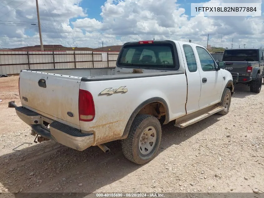 2002 Ford F-150 Lariat/Xl/Xlt VIN: 1FTPX18L82NB77884 Lot: 40155690