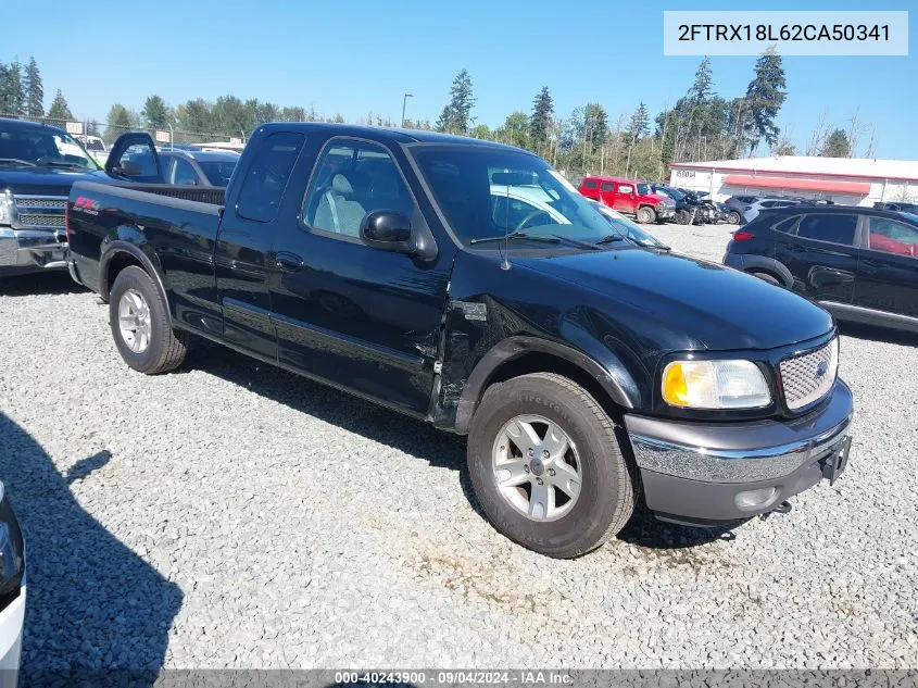 2002 Ford F150 VIN: 2FTRX18L62CA50341 Lot: 40243900